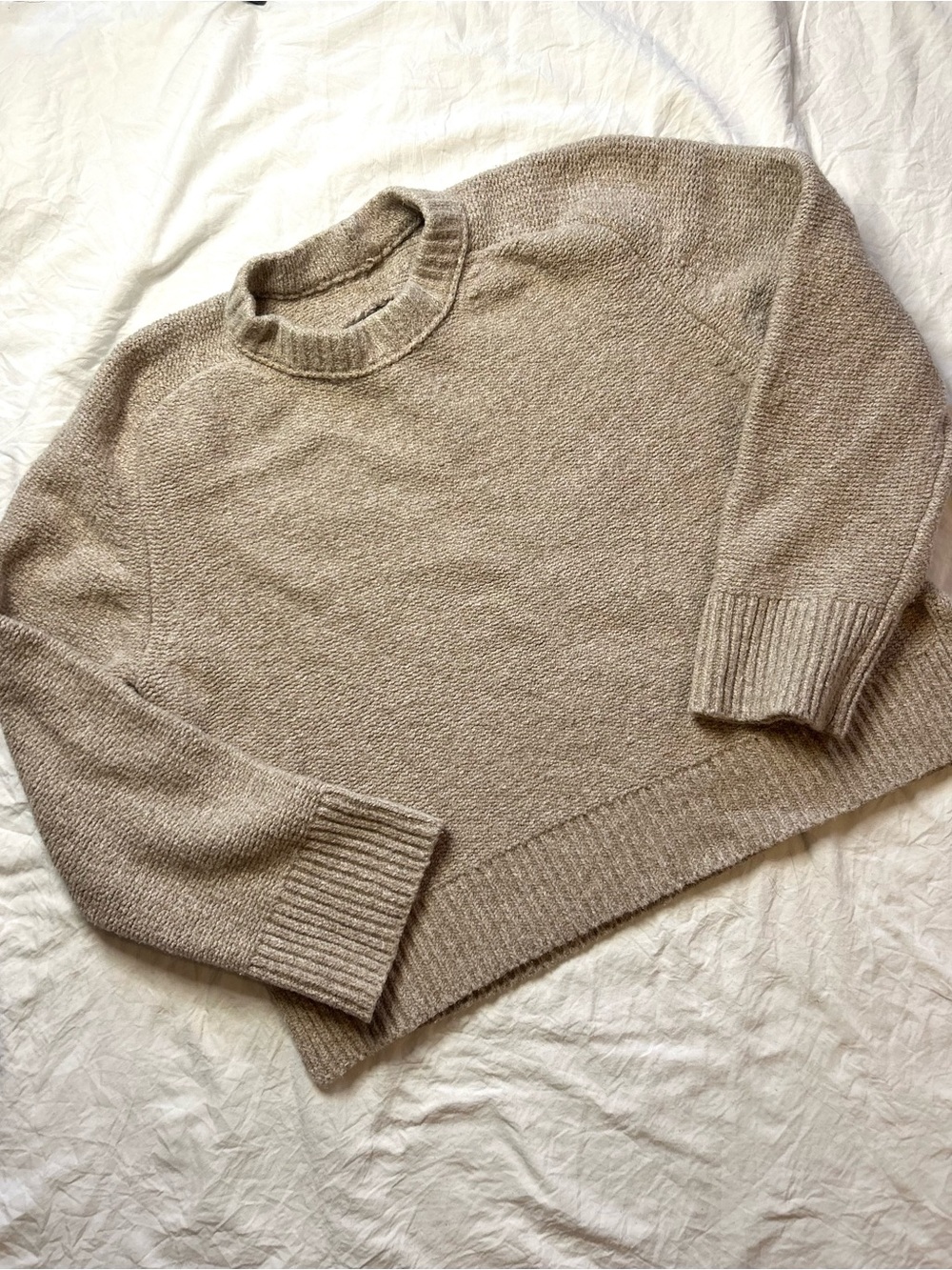 The A&F Madeline Textural Crew Sweater